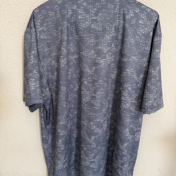 Ben Hogan Performance Golf Polo Short Sleeve XL X-Large Polo Collar Grey/White - Picture 3 of 9